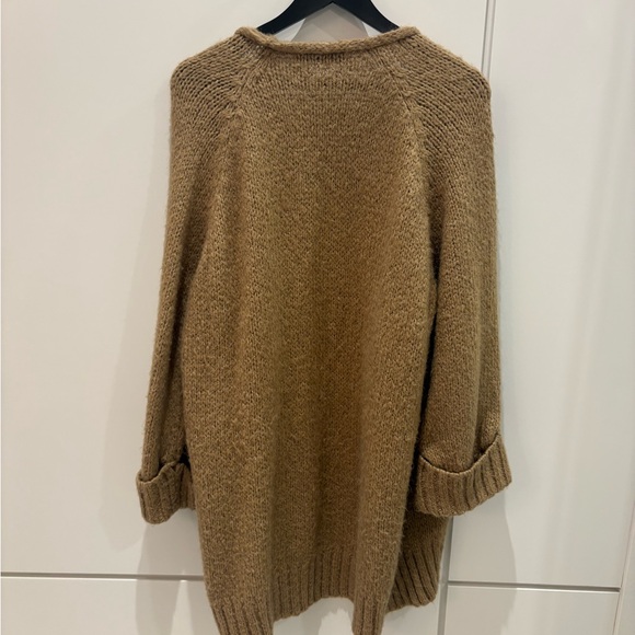 Zara Women's Cozy Brown/Beige Cardigan S - Picture 6 of 6